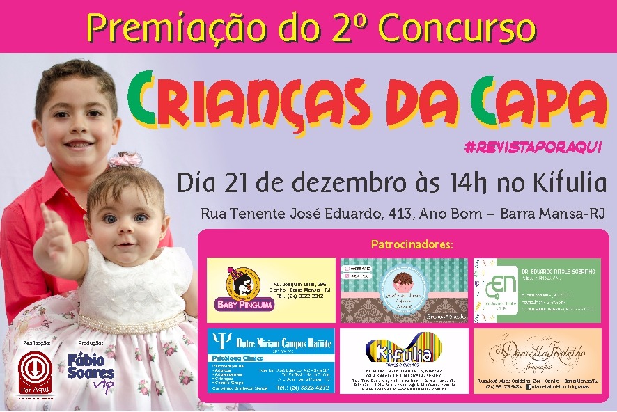 Premiação do concurso ‘Crianças da Capa’ acontece nesta quinta-feira